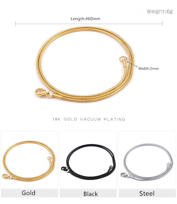Stainless Steel Jewelry Stainless Steel Snake Chain