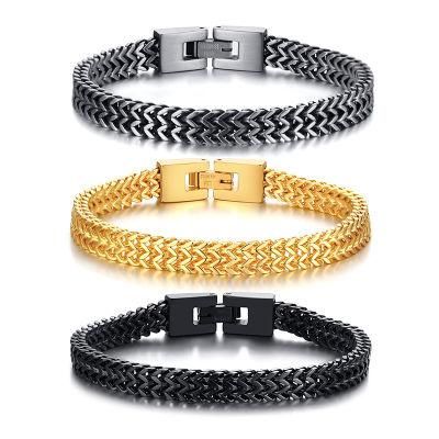 Hip Hop Fashion Accessories Stainless Steel Keel Bracelet Steel Men&prime;s Bracelet