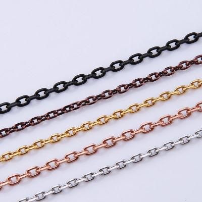 Stainless Steel Faceted Pj Cable Chain for Jewelry Necklace