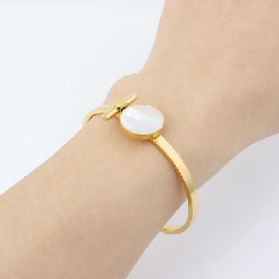 Versatile, Simple and Elegant Women&prime; S 14K Gold Fritillaria Bracelet