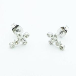 Fashion Stainless Steel Cross Earrings Jewelry