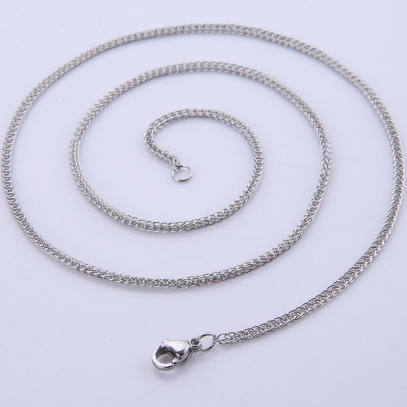 Wholesale Wheat Necklace Stainless Steel Jewellery Chain for Jewelry Making (Gift Bag Sun Glass Accessories)