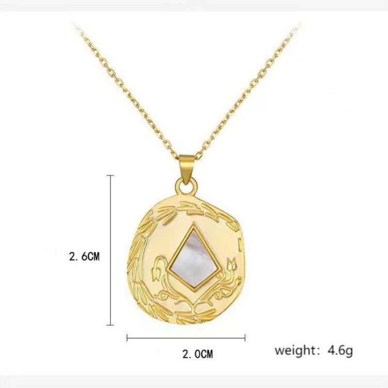 Sterling Silver Necklace S925 Personalized Ins Cool Style Pattern European and American Necklace