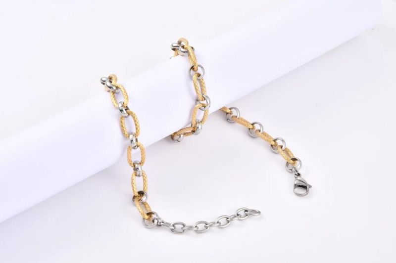 Women Bag Chain Stainless Steel Gold Plated Jewelry Necklaces for Fashion Jewelry Design