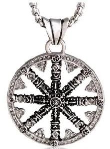 Pg100 Jewelry Men&prime;s 316L Stainless Steel Snowflake Pendant Diamond Necklace P8137