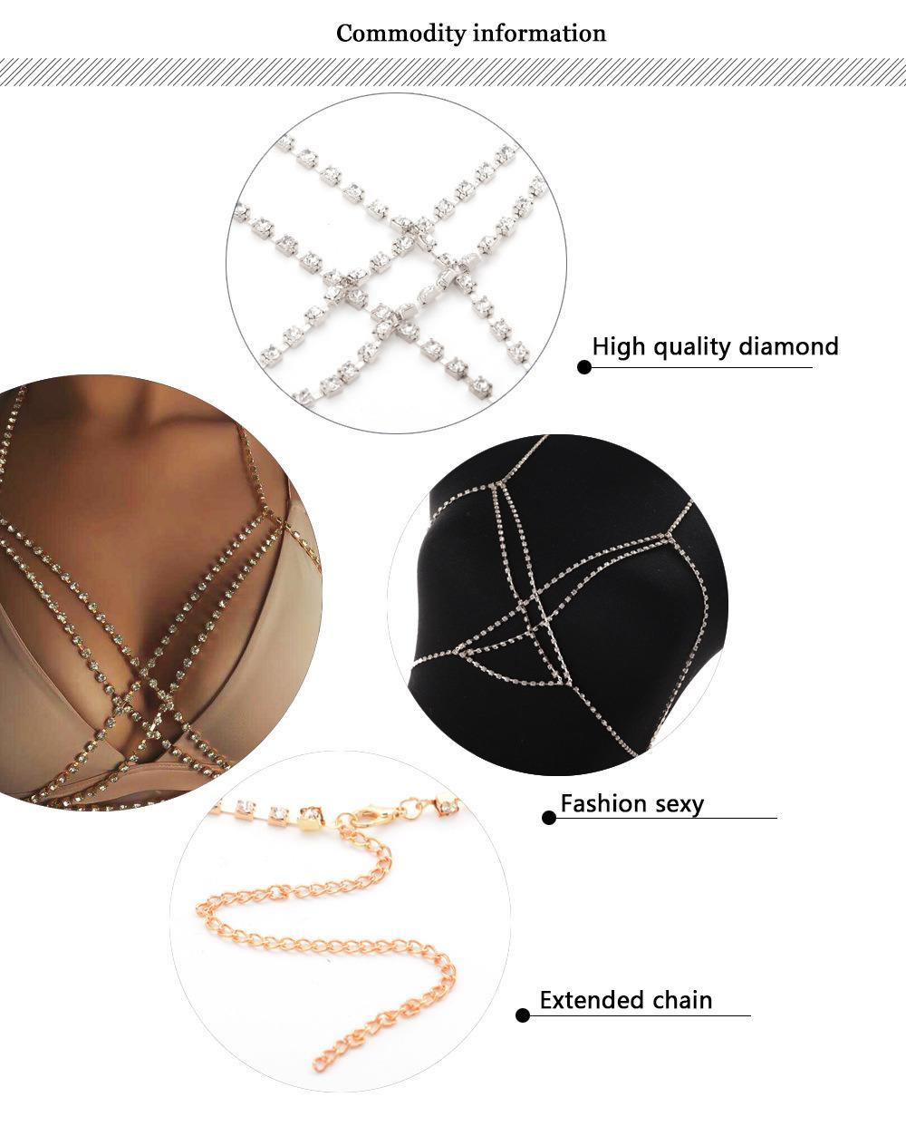 Summer Fashion Bohemian Beach Necklace Overlapping Layers Sexy Body Chain