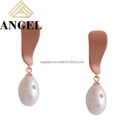 Fashion Accessories Pearl Earrings Trendy Women 2022 Factory Wholesale Fashion Jewelry Beauty Charm Fine 18K Gold Plated Earrings