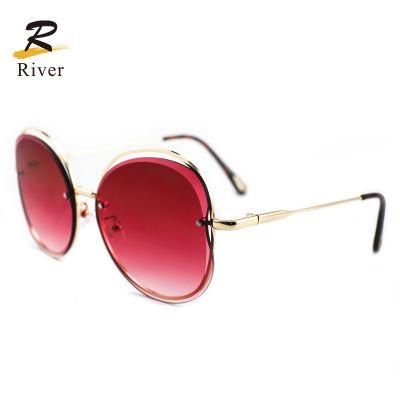 Heart Shaped Metal Frames Women Wholesale Sunglasses