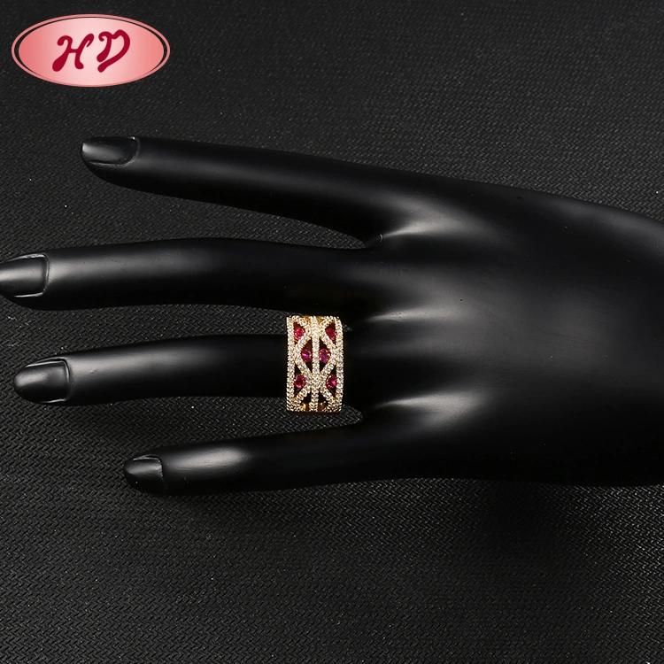 Fashion 18K Gold Plated Stainless Steel Silver Wedding Engagement Man Finger Rings Jewelry Design