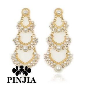 Crystal Pearl Charming Earrings Design Jewelry Fashion Jewelry