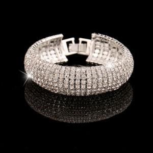 Wholesale Magnetic Crystal Stainless Steel Bracelet