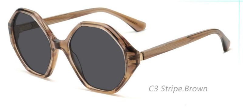 2022 Classic Square Geometric Brown Tortoise Sunglasses for Women Man Retro Trendy UV400 Sunnies