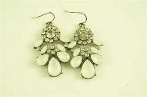 Alloy with Acrylic Stone Paved Earring