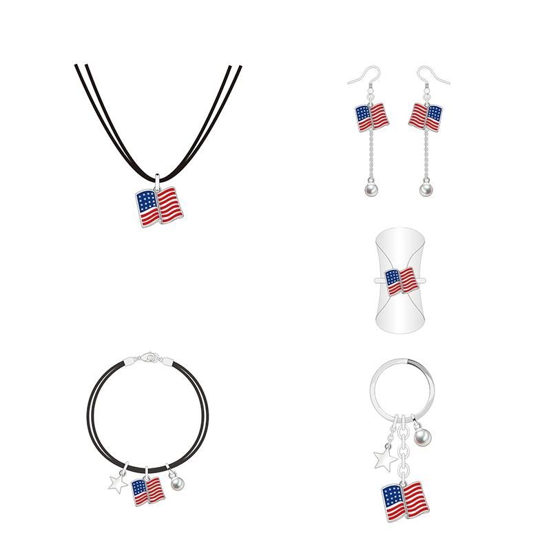 China Custom Designed Book Page Flag Series Jewelry Set
