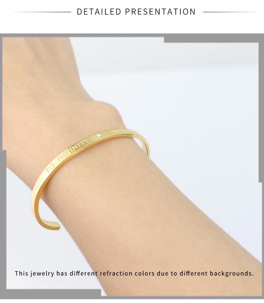 Exotic Romantic Letter Roman Numeral Female Bracelet Bracelet