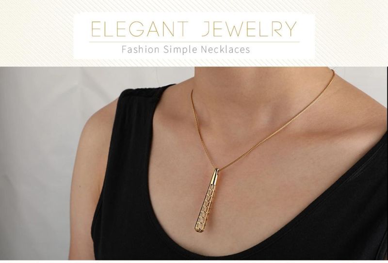 Hot Sale Gold Plated Fashion Jewellery Customize Copper/Stainless Steel Jewelry Pendant Necklace