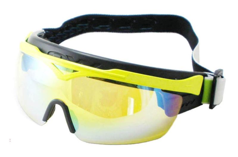 SA0587+1 One Piece Lens Polycarbonate PC Lens Sport Eyewear Sunglasses Sports Sunglasses Safety Glasses Cycling Mountain Bicycle Men Women Unisex
