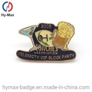 Custom Soft Enamel Mask Face Men&prime; S Suit Hero Character Lapel Pin