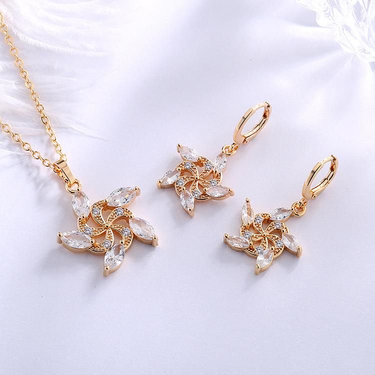 New Arrival 18K Gold Plate Imitation Jewelry Set