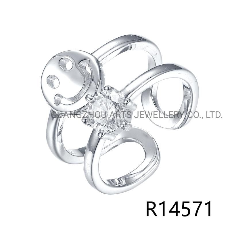 Fashion Twisted Rope for Love 925 Sterling Silver Wedding Ring