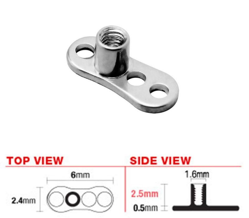 G23 Titanium Buried Nail Base Titaniu Medical Titanium Factory Direct Sales Buried Bone Nail Anchor Base Tda-1