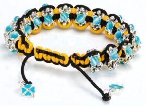 Fashion Wholesale Jewelry Blue Lover Silver Charm Bead Bracelet (VE16)