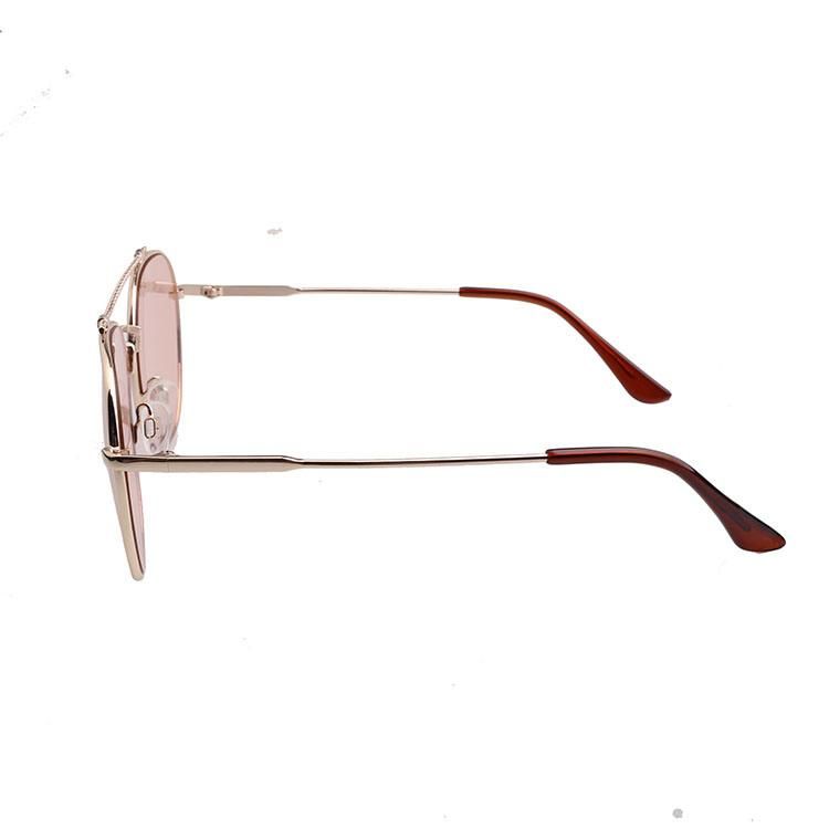 Bkf9016 Pink Lense Metal Sunglasses