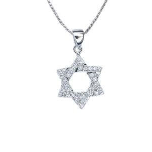 . 925 Sterling Silver Magen David Jewish Star of David Pendant