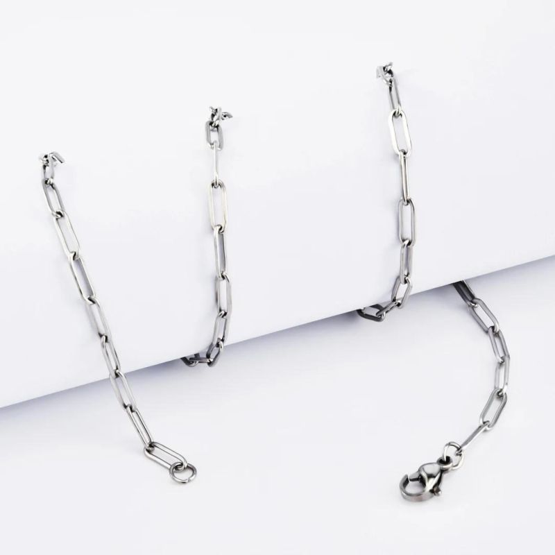 Wholesale Stainless Steel Gold Plated Accessories Chains Fashion Jewelry for Jewellery Making