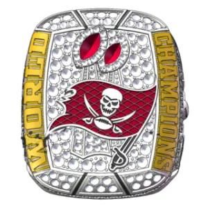 2002 2020 Tampa Bay Buccaneers Football World Championship Brady Rings for Men Father&prime;s Day Gift Jewelry