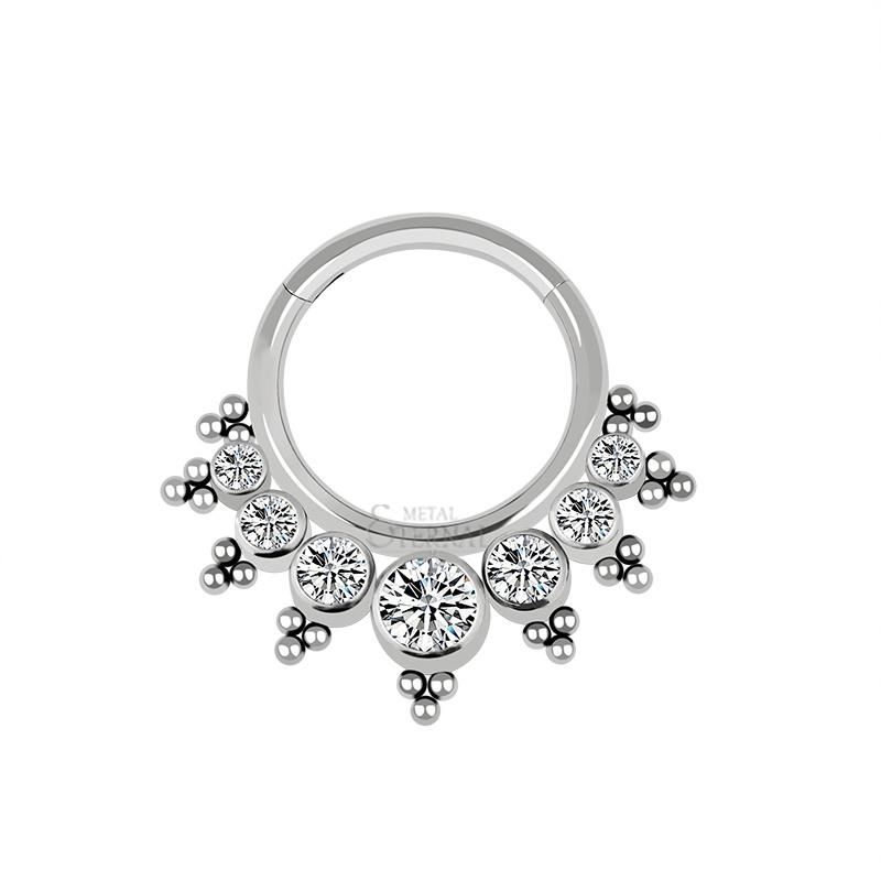 Eternal Metal Arrival Hot Selling ASTM F136 Titanium Nose Helix Hoop Piercing Ring