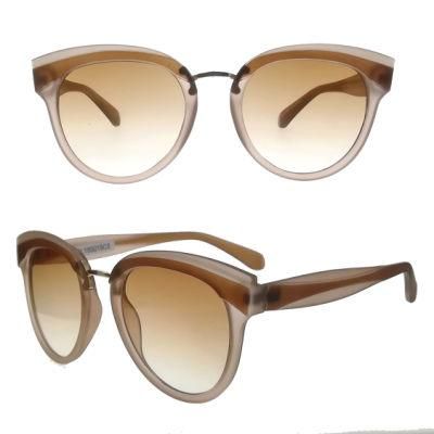 New Developed Trendy PC Sunglasses with Metal Bridge