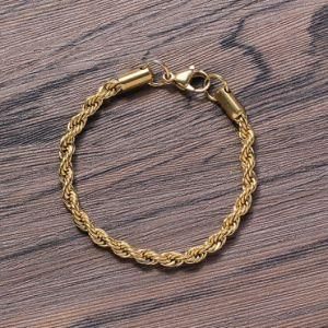 Stainless Steel Rope Bracelet for Men Women