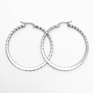 Yongjing Jewelry Stainless Steel Fashion Hoop Earrings (YJ-E0052)