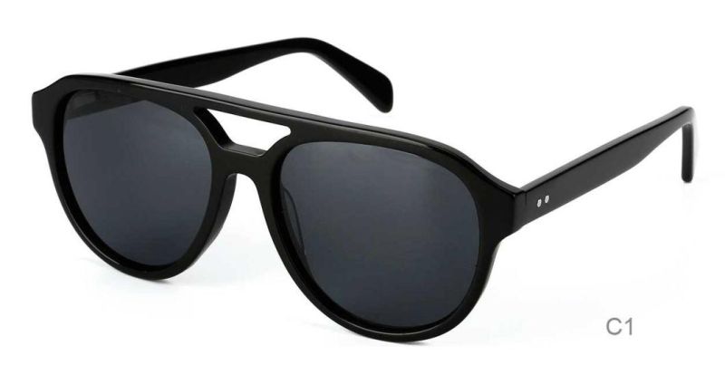 Custom New Design Acetate Women Men Sunglasses 2021 Hot Style Polarized Sunglasses