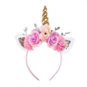 Halloween Party Cosplay Unicorn Hair Band Unicorn Accessories for Girls Hair Unicorn Hair Clip