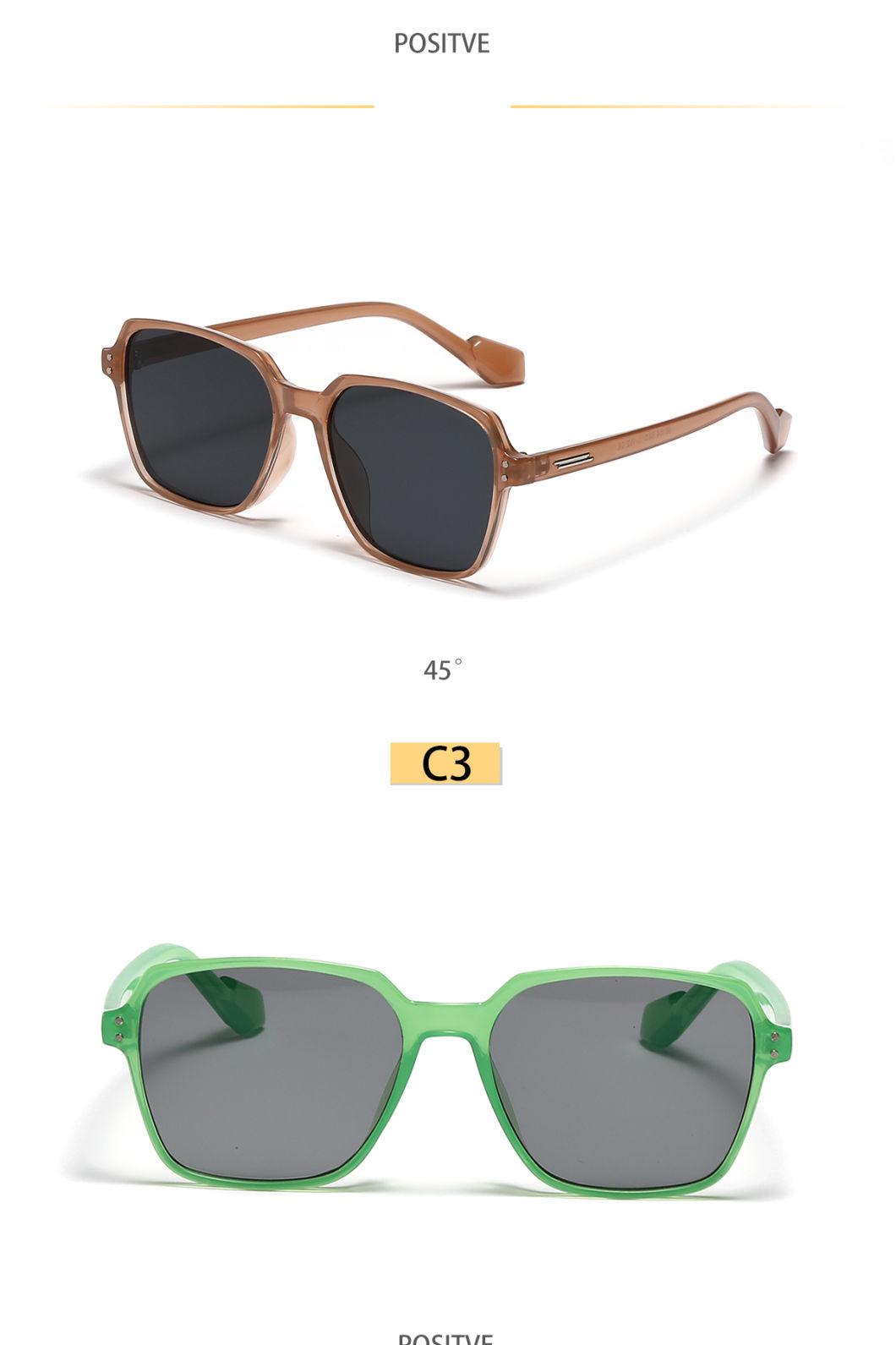 Hot Sale Fashion Shades Square Frame Oversized Sunglasses for Women
