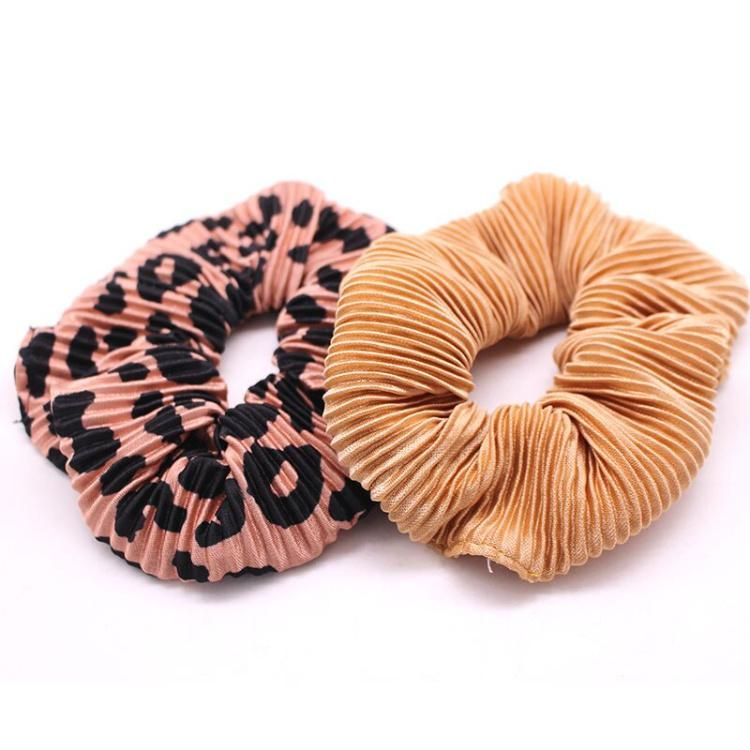 Colorful Satin Hair Scrunchies for Woman
