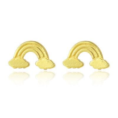 Delicate Lucky Cloud Shape Ear Stud for Girls