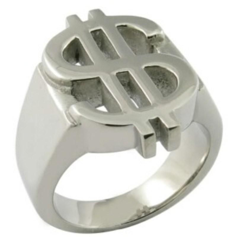 Split Metal Men Finger Ring