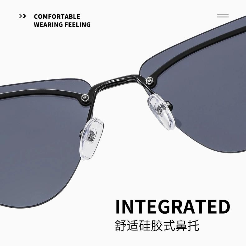 Small Cat Eye Metal Retro Sunglasses