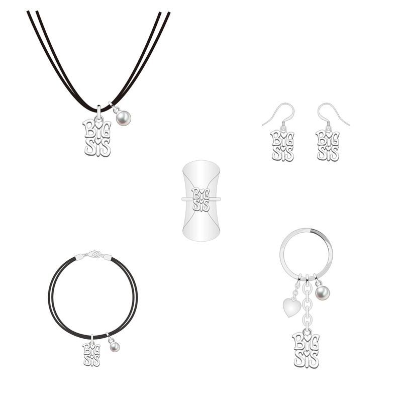 2020 New Sale Square Letters Stitching Jewelry Set