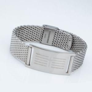 Fashion Stainless Steel Adjustable Charm Watch Strap Bracelet for Men