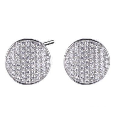 925 Sterling Silver Simple Round Stud Earring