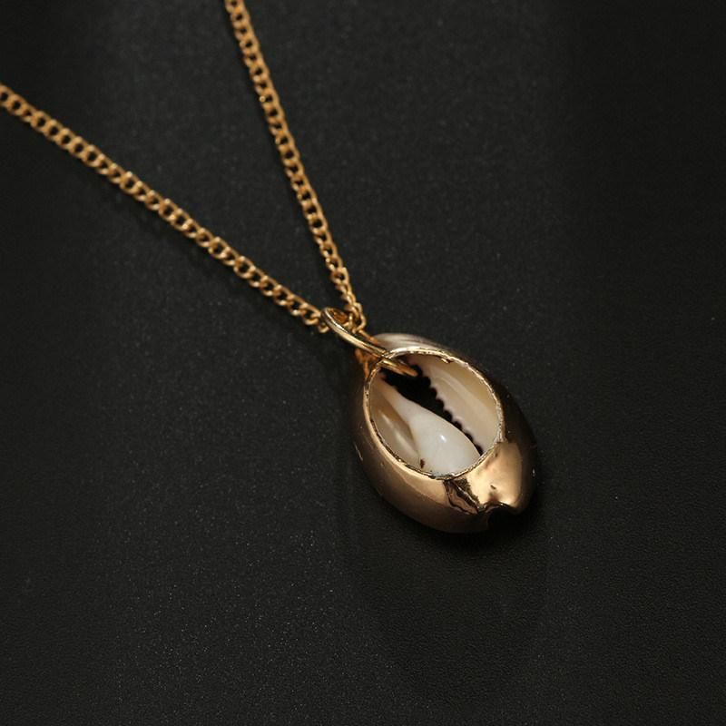 Fashion Simple Beach Retro Shell Clavicle Chain Pendant Necklace Wholesale