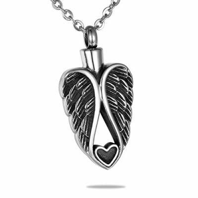 Hopeness Wing Heart Design Jewelry Pendant for Ashes