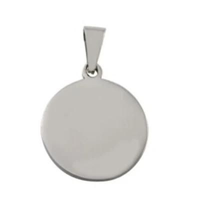 Logo Blank Shiny Small Round Tag 20mm