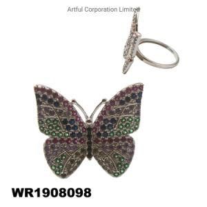 Hot Sale Butterfly 925 Sterling Silver Ring