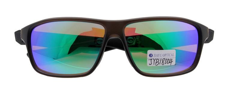 Custom Fashion Square Rubber Nose Pads Polarized Men Sport Sunglasses