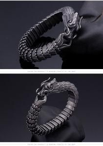 Fashion Design Men Jewelry Dragon Clasp Stainless Steel Chain Bracelet